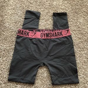 Gymshark Fit Leggings- charcoal/dusty pink